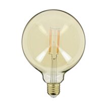 Ampoule Filament LED G125 E27 600lm 47W 1800K Blanc chaud - INVENTIV