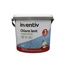 Chlore lent galet 250g 5 kg - INVENTIV
