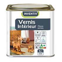 Vernis boiseries intérieures 1L chêne doré - INVENTIV