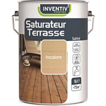 Saturateur terrasse bois 5L incolore - INVENTIV