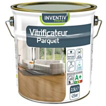 Vitrificateur parquet 2,5L chêne moyen cire - INVENTIV