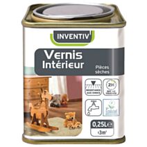 Vernis boiserie intérieure 0.25L chêne foncé - INVENTIV