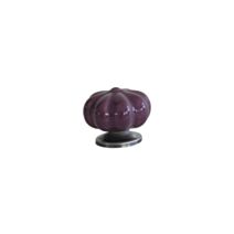 Bouton meuble Classique Céramique Violet L42mm - B BEAUTY