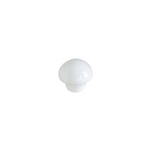 Bouton meuble Classique Céramique Blanc ø33mm h30mm - B BEAUTY