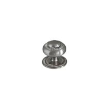 Bouton meuble Classique Zamak Brossé ø30mm h30mm - B BEAUTY