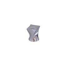 Bouton meuble Contemporain Zamak Chromé L26,3x26,3mm - B BEAUTY