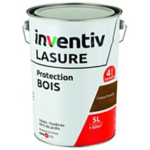 Lasure 4 ans Chêne Foncé 5L - INVENTIV