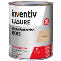 Lasure 8 ans incolore 1 L - INVENTIV