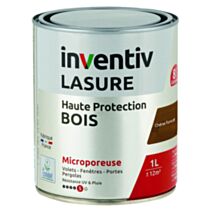 Lasure 8 ans Chêne Foncé 1L - INVENTIV