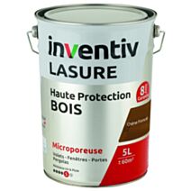 Lasure 8 ans Chêne Foncé 5L - INVENTIV