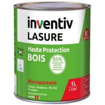 Lasure Bio 8 ans incolore 1 L - INVENTIV
