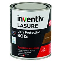 Lasure 12 ans Chêne Foncé 1L - INVENTIV