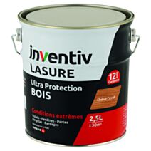 Lasure 12 ans Chêne Doré 2,5L - INVENTIV