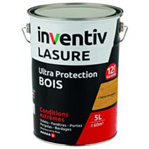 Lasure 12 ans chêne moyen 5 L - INVENTIV