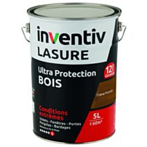 Lasure 12 ans Chêne Foncé 5L - INVENTIV