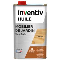 Huile mobilier extérieur incolore 1 L - INVENTIV