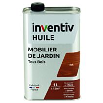 Huile mobilier extérieur teck 1 L - INVENTIV