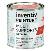 Peinture Extérieure Bois Fer Plastique Terre Cuite Satiné 0,5L - INVENTIV