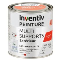 Peinture Extérieure Bois Fer Plastique Rouge Peps Satiné 0,5L - INVENTIV