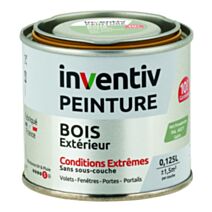 Peinture Extérieure Bois 10 ans Vert Provence Satin 0,125L - INVENTIV