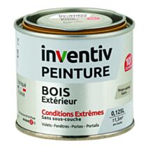 Peinture Extérieure Bois 10 ans Beige Sable Satin 0,125L - INVENTIV