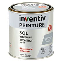 Peinture Extérieure Sol Garantie 8 ans gris ardoise satin 0,5 L - INVENTIV