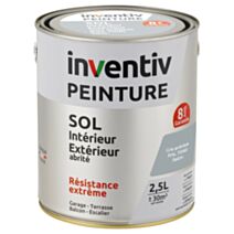 Peinture Extérieure Sol Garantie 8 ans gris ardoise satin 2,5 L - INVENTIV