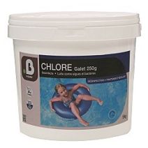 Galet de 250gr Chlore traitement régulier piscine 5kg - B HOME