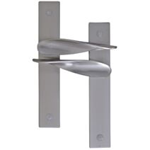 Poignées de porte bec de cane spot zamak mat - MR BRICOLAGE