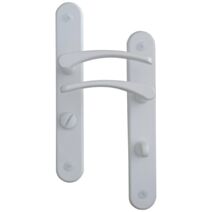 Poignées de porte à verrou Ella blanc - MR BRICOLAGE