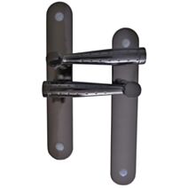 Poignées de porte bec de cane Nina noir - MR BRICOLAGE