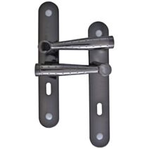 Poignées de porte trou clé Nina noir - MR BRICOLAGE