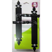 Poignées de porte bec de cane Noely noir - MR BRICOLAGE