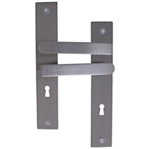 Poignées de porte trou clé Cézar + zamak satiné - B BEAUTY