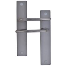 Poignées de porte bec de cane Soisy zamak - MR BRICOLAGE