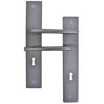 Poignées de porte trou clé Soisy zamak - MR BRICOLAGE