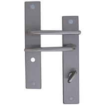 Poignées de porte à verrou Soisy zamak - MR BRICOLAGE