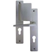 Poignées de porte paliere alu argent - B BEAUTY