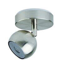 Plafonnier 1 Spot Coxa Nickel LED 5W - INVENTIV