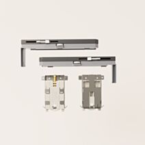 2 support sous-pente pour porte de placard coulissante - INVENTIV