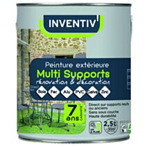 Peinture extérieure multi gris anthracite satin 2,5 L - INVENTIV