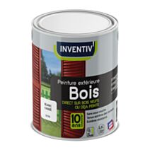 Peinture bois blanc satin 6 ans 2,5 L - INVENTIV