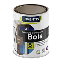 Peinture bois brun satin 6 ans 2,5 L - INVENTIV