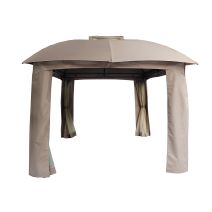 Toile pour tonnelle tangera écru 4x3m - INVENTIV
