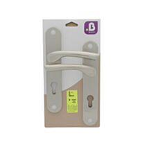 Poignées porte à cylindre Océane nickel mat entraxe 195mm - B BEAUTY