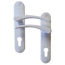 Poignées de porte à cylindre Ella blanc trou entraxe 165mm - B BEAUTY