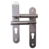 Poignées de porte à cylindre Eddy nickelé mat - B BEAUTY