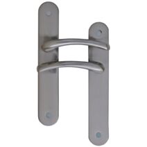 Poignées de porte bec de cane Tedy aluminium entraxe 165mm - B BEAUTY