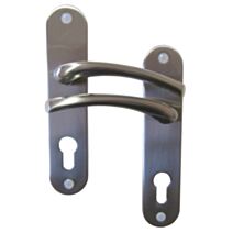 Poignées de porte à cylindre Tedy aluminium entraxe 165mm - B BEAUTY