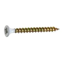 20 vis agglo tête fraisée pozi tête blanche 4x40 - INVENTIV